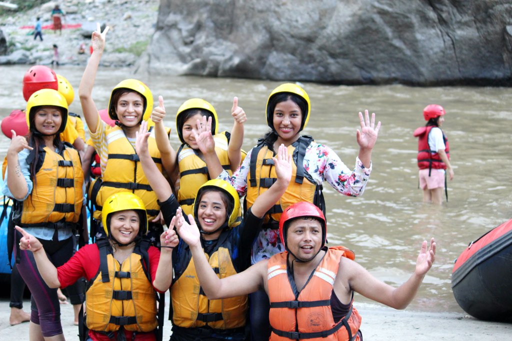 Sukute Bhotekoshi Rafting package with Sukute resort campfire and live music. 1 night 2 days package include Launch, Dinner, Breakfast and snacks beside transport and rafting. Book Bhotekoshi Sukute rafting package. 